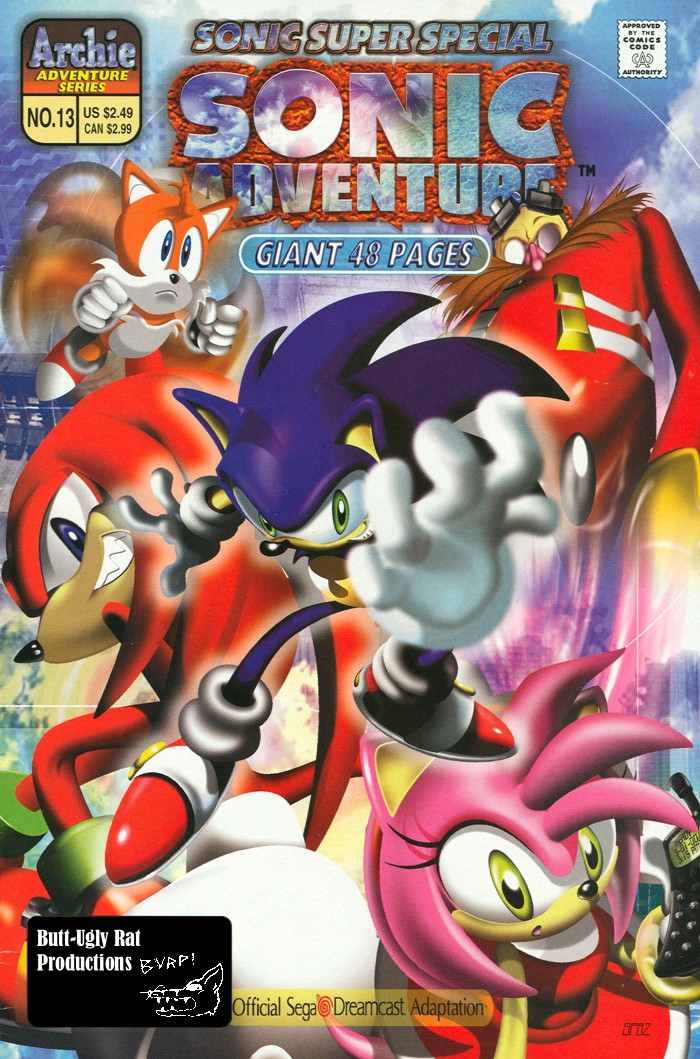 Sonic - Archie Adventure Series (Special) 2000b  Comic cover page